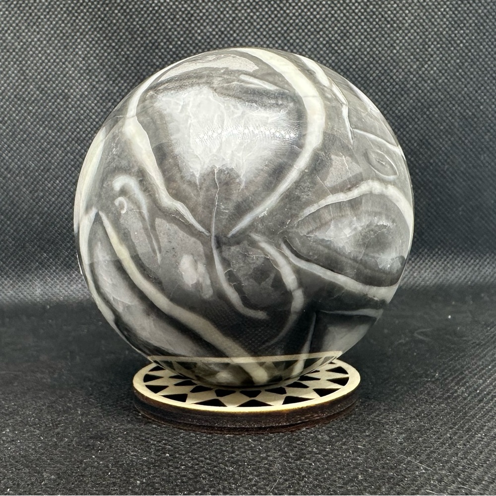 Shell Jasper Sphere - Picture 2 of 6